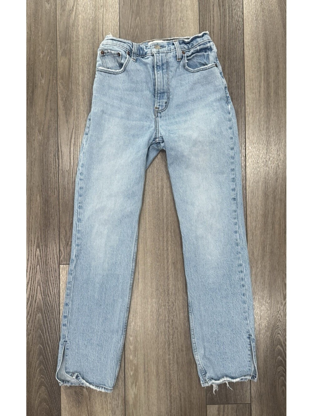 Abercrombie & Fitch Jeans Women's 25/0s Blue 90s Straight Ultra High Rise Light